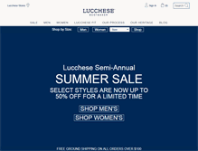 Tablet Screenshot of lucchese.com